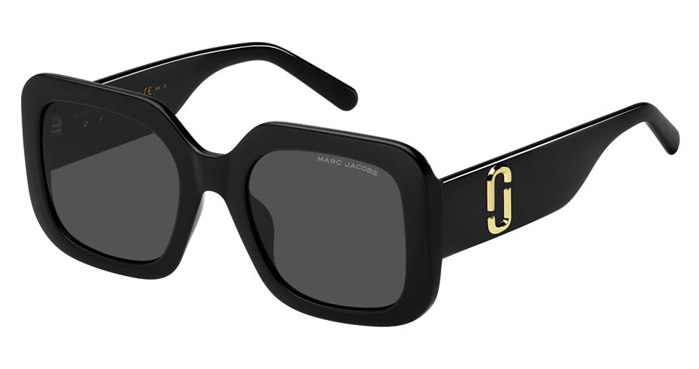 Marc Jacobs MARC 647/S/US square sunglasses in Black/Grey