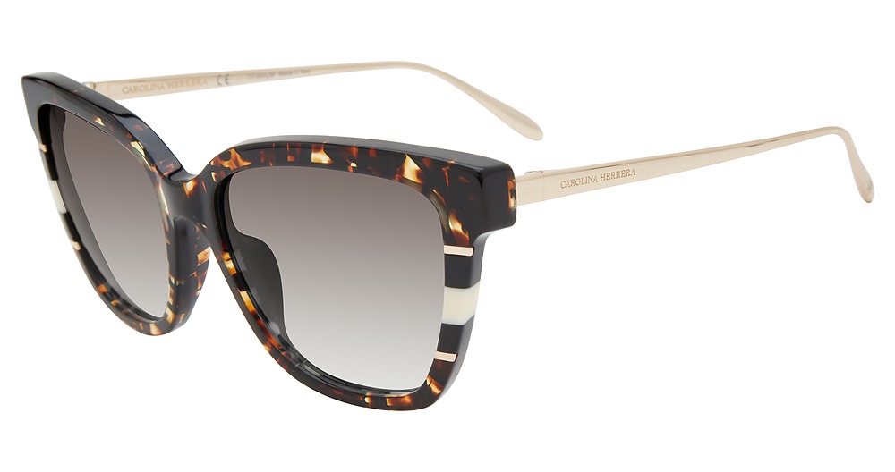 Carolina Herrera SHN622M cateye sunglasses in Tortoise 09 H3