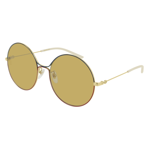 Gucci GG0395S round sunglasses in Gold
