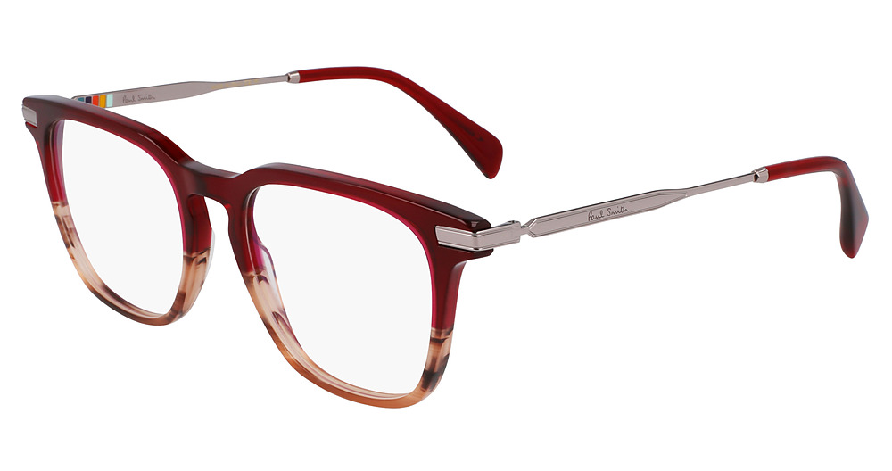 (602) TRANSPARENT BORDEAUX / STRIPED
