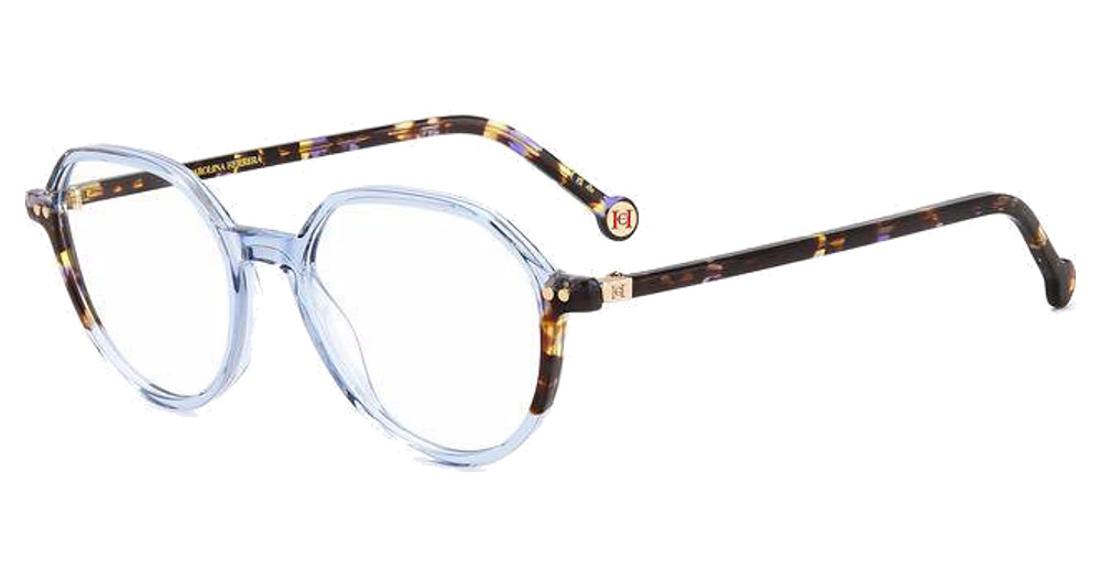 Carolina Herrera HER 0212 irregular eyeglasses in Blue Hvna