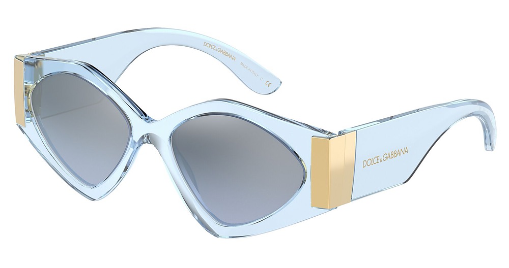 TRANSPARENT LIGHT BLUE / LIGHT BLUE MIRROR SILVER GRAD