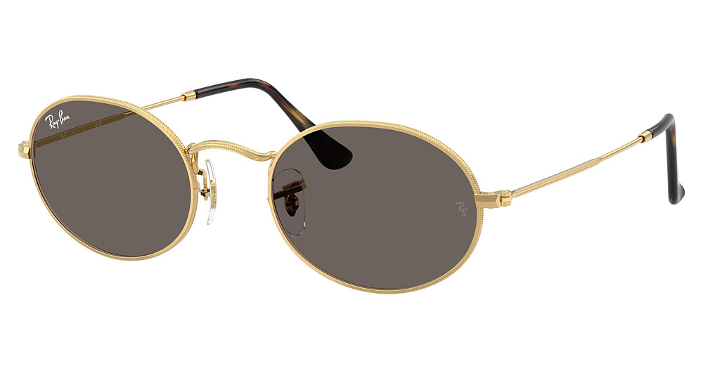 Ray-Ban RB3547N OVAL round sunglasses in Arista/Dark Grey