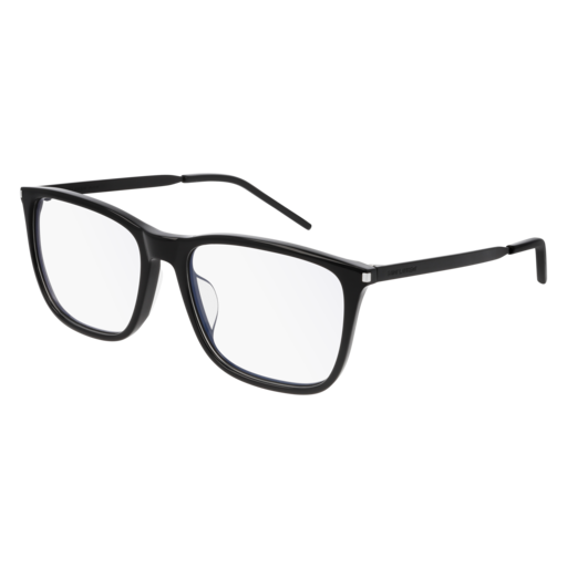Saint Laurent SL 345/F rectangle sunglasses in Black