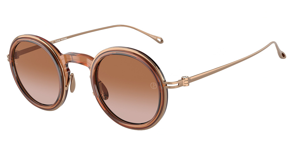 SHINY TRANSPARENT BROWN / GRADIENT BROWN