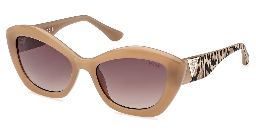 shiny beige / gradient brown