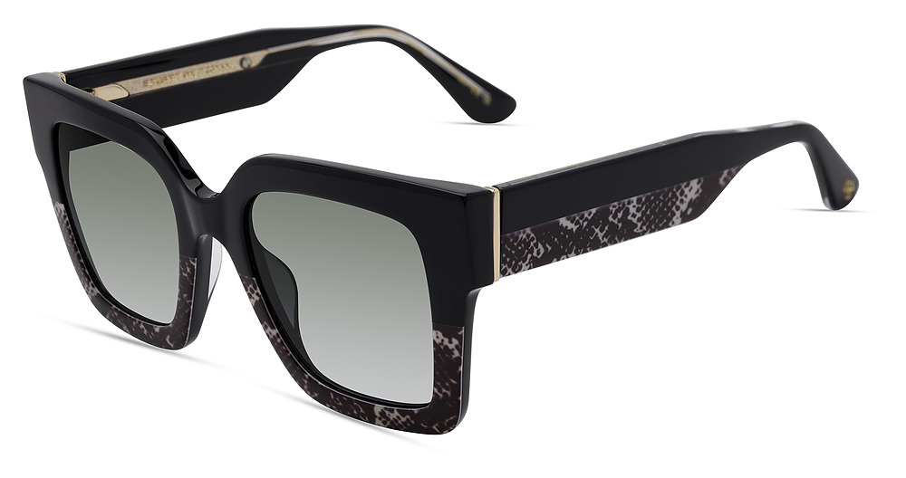 BK BKWHTE / DARK GREY SHADED