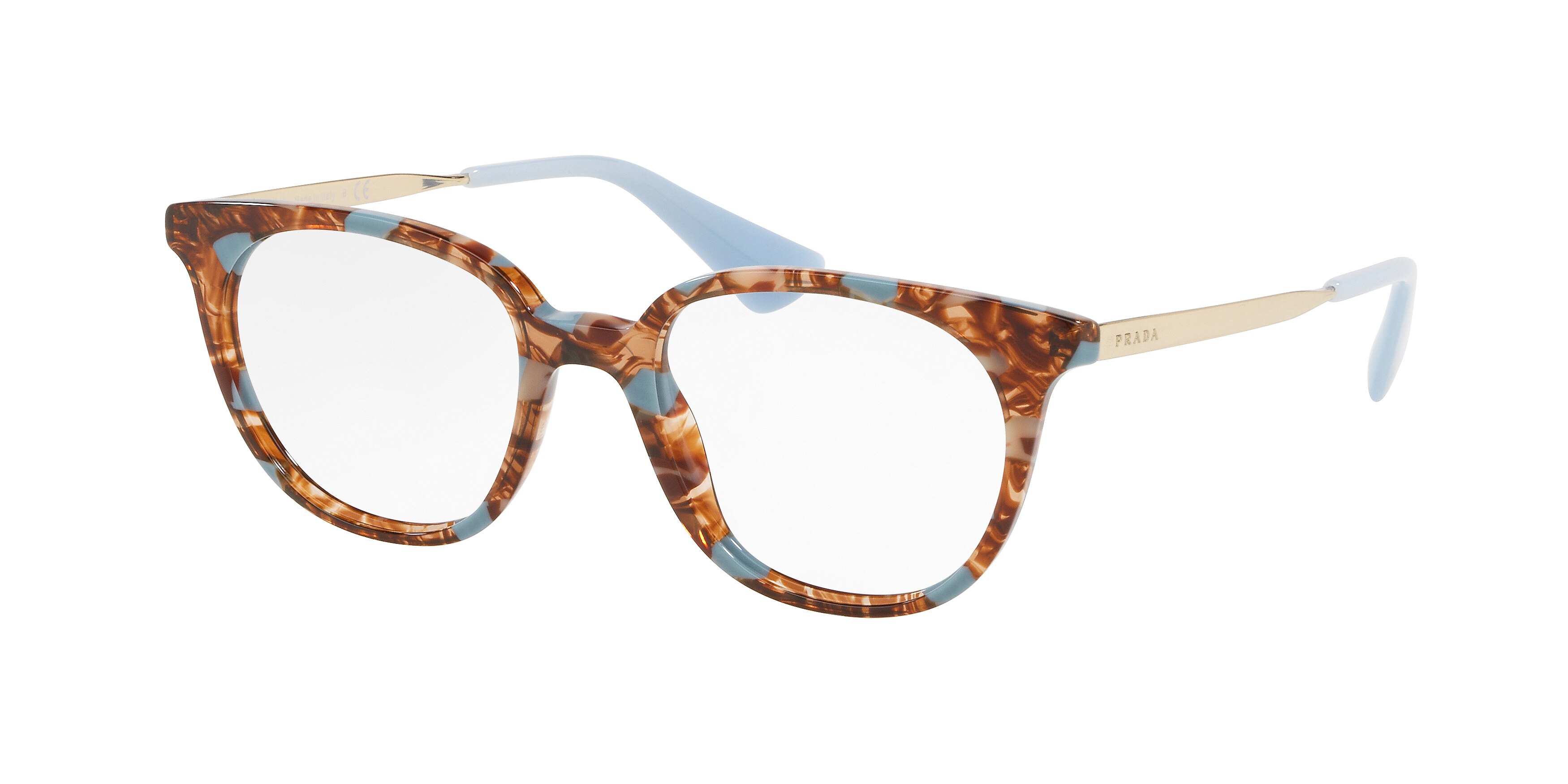 STRIPED BROWN/AZURE