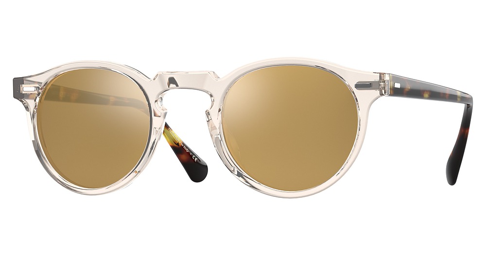 BUFF/DARK TORTOISE BROWN / GOLD MIRROR MG