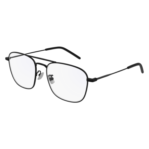 Saint Laurent SL 309 OPT rectangle eyeglasses in Black Black Transparent