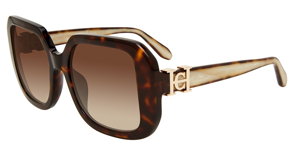 Carolina Herrera SHN624M square sunglasses in Tortoise 0722
