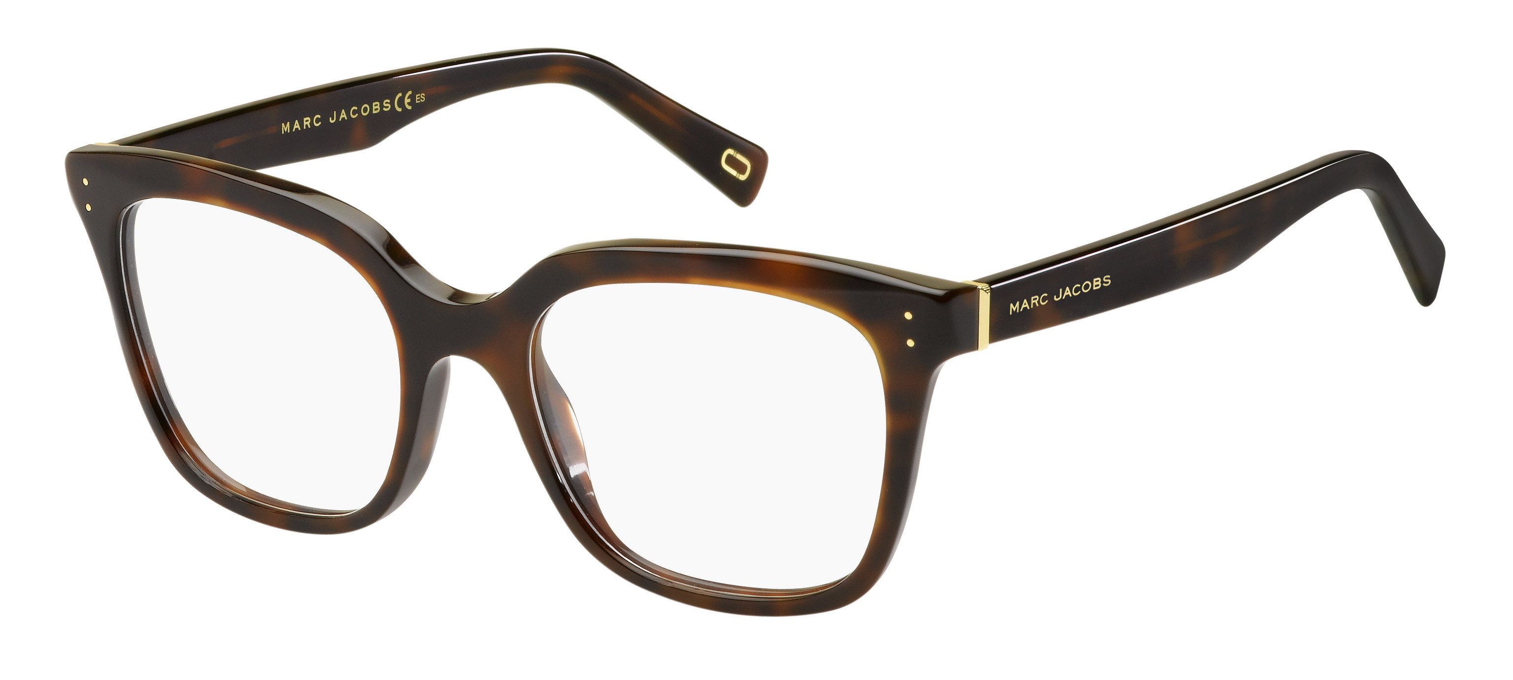 Marc Jacobs Marc 122 square eyeglasses in Havana Medium