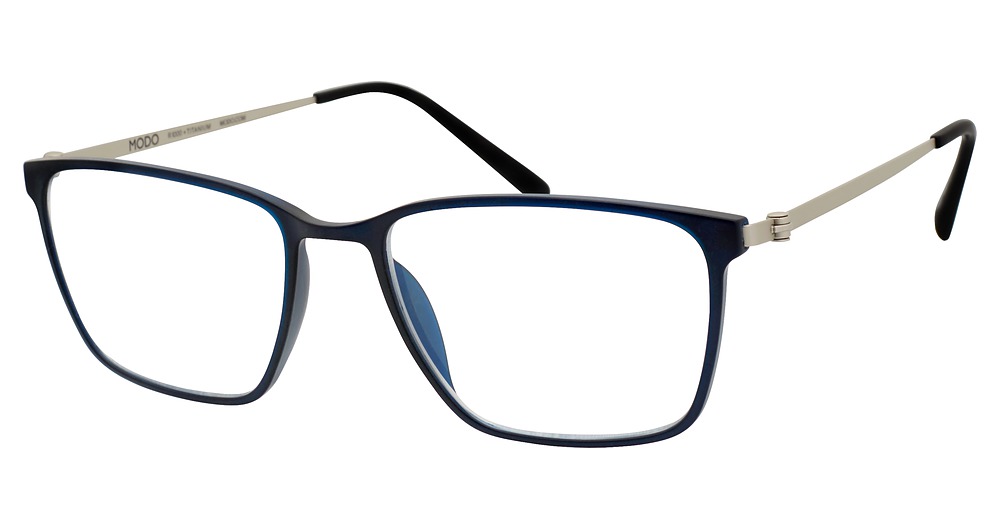 Modo 7008 rectangle eyeglasses in Matte Ink