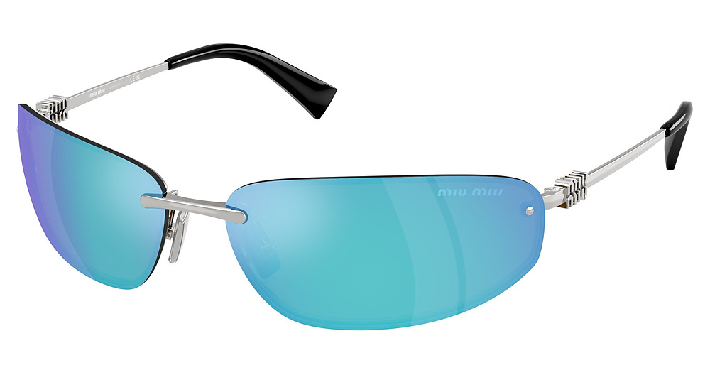 SILVER / LIGHT GREEN MIRROR BLUE