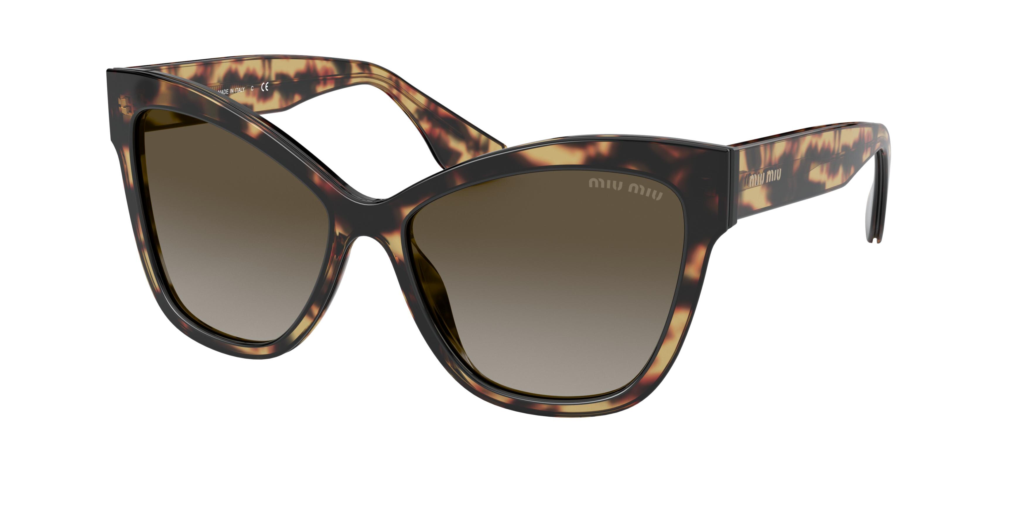 Miu Miu MU 08VSA cateye sunglasses in Havana