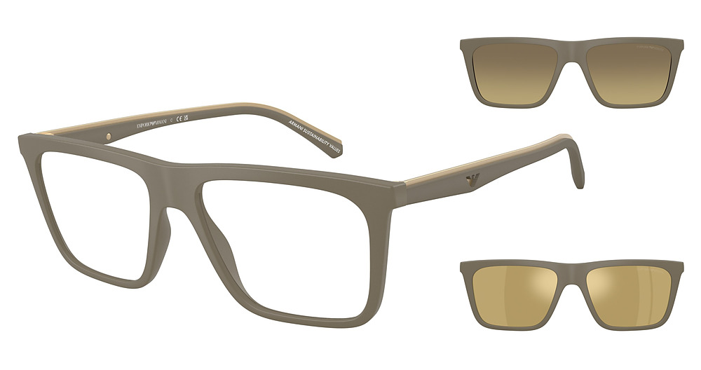 MATTE BEIGE / CLEAR