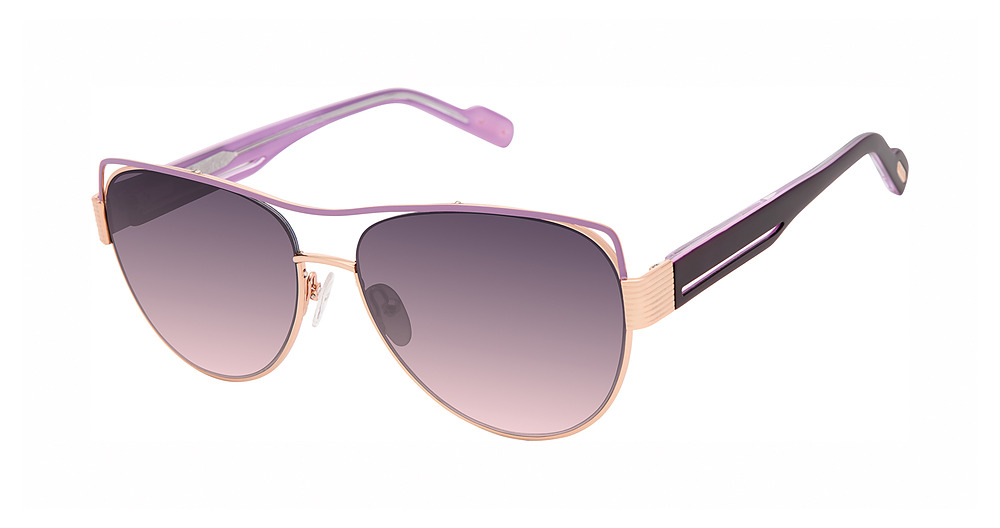 purple / rose gold
