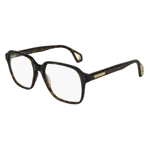 Gucci GG0469O round eyeglasses in Havana Havana Transparent