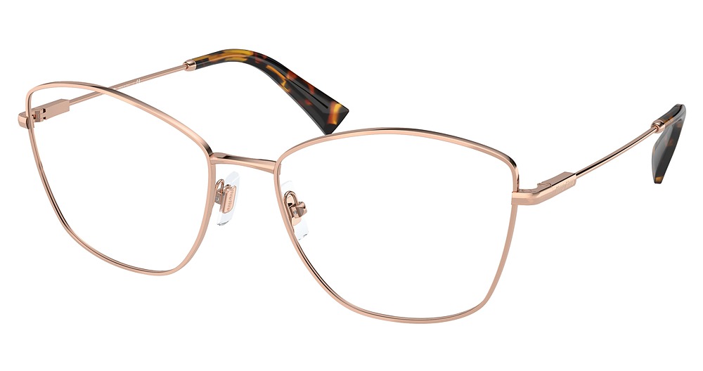 Miu Miu MU 52UV cateye eyeglasses in Rose Gold