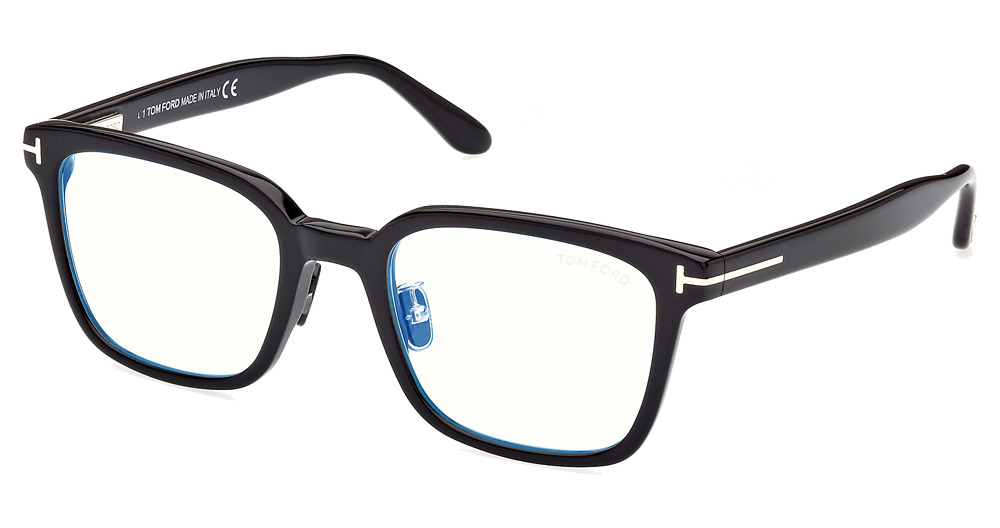 Tom Ford FT5859-D-B square eyeglasses in Shiny Black