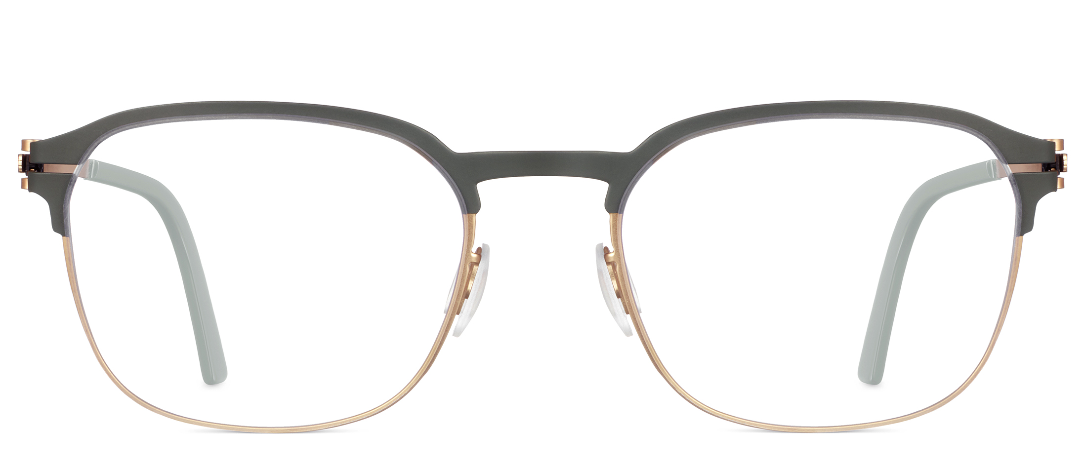 14kt Gold Matte/ Deep Olive 60M/7S