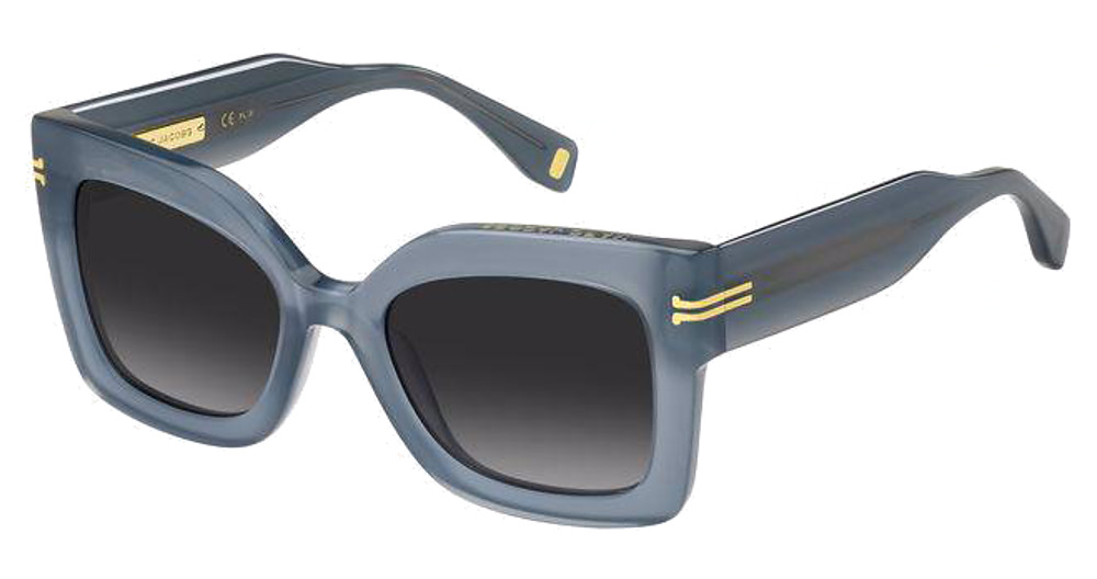 Marc Jacobs MJ 1073/S rectangle sunglasses in Blue/Dark Grey Shaded