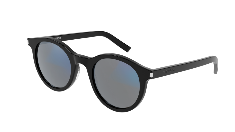 Saint Laurent SL 342 round sunglasses in Black
