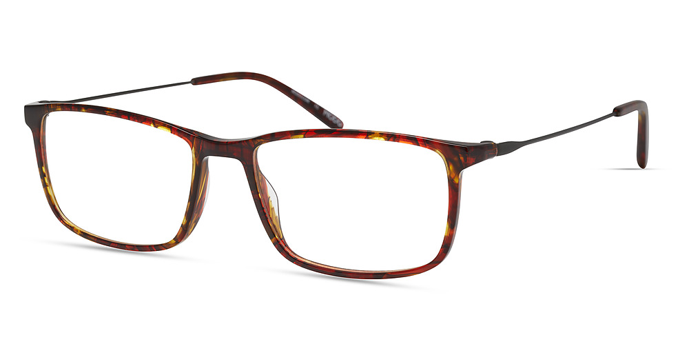 Modo 5000 rectangle eyeglasses in Red Tortoise