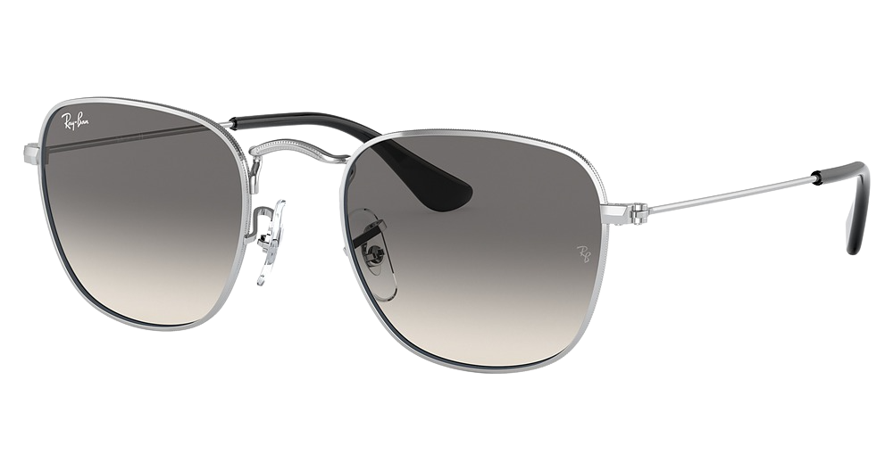 Ray-Ban RJ9557S JUNIOR FRANK round sunglasses in Silver/Grey Gradient