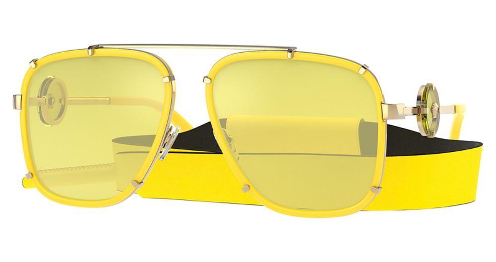 YELLOW / YELLOW MIRROR FLASH GOLD