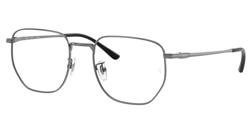 Ray-Ban RX8776D round eyeglasses in Gunmetal