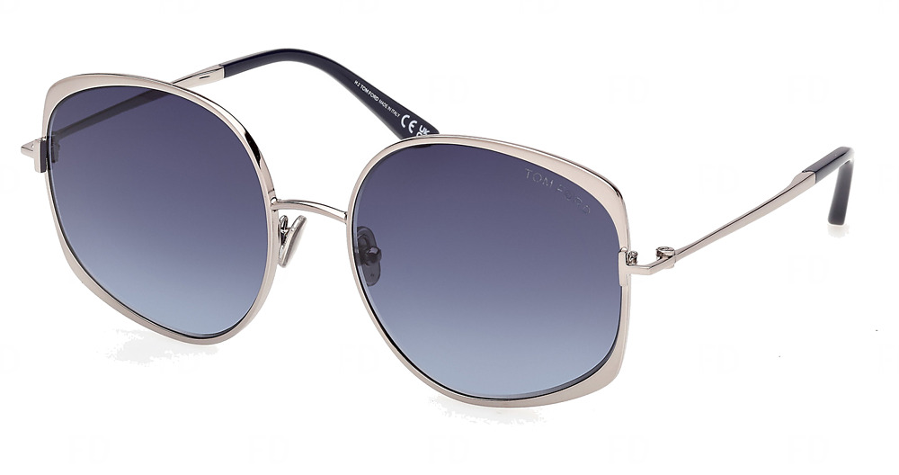 shiny light ruthenium / gradient blue
