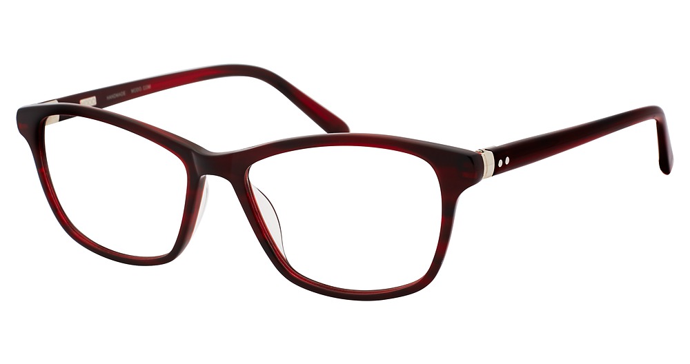 Modo 6526 rectangle eyeglasses in Red Smoke