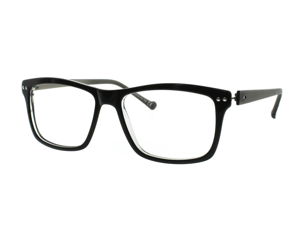 iGreen IGV04.61 rectangle eyeglasses in Top Black/Crystal Base