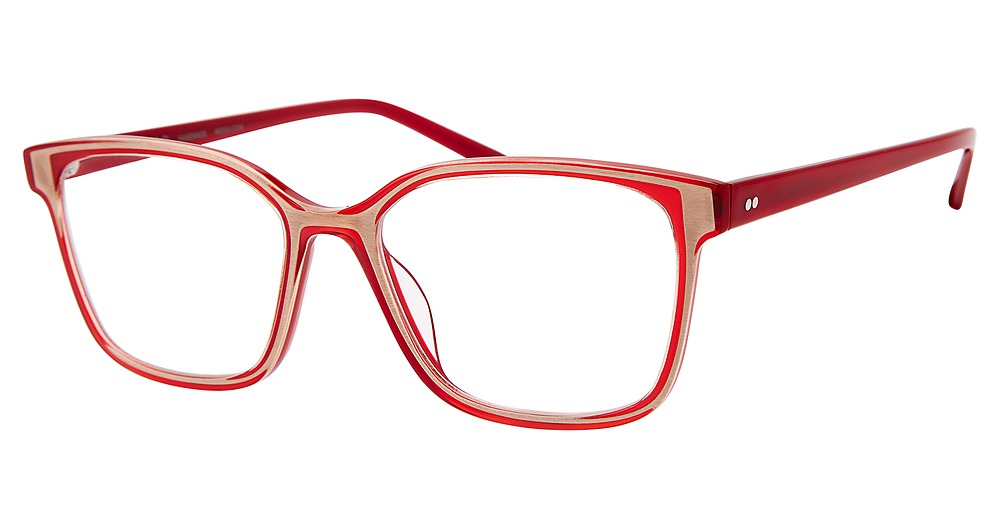 Modo 6620 round eyeglasses in Red
