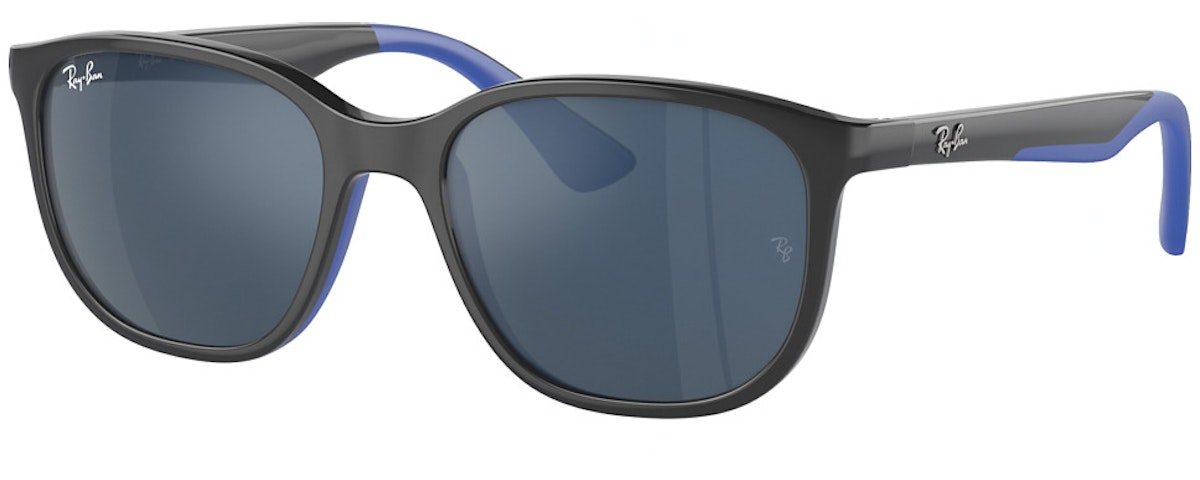 GRAY ON RUBBER BLU / DARK BLUE MIRROR BLUE
