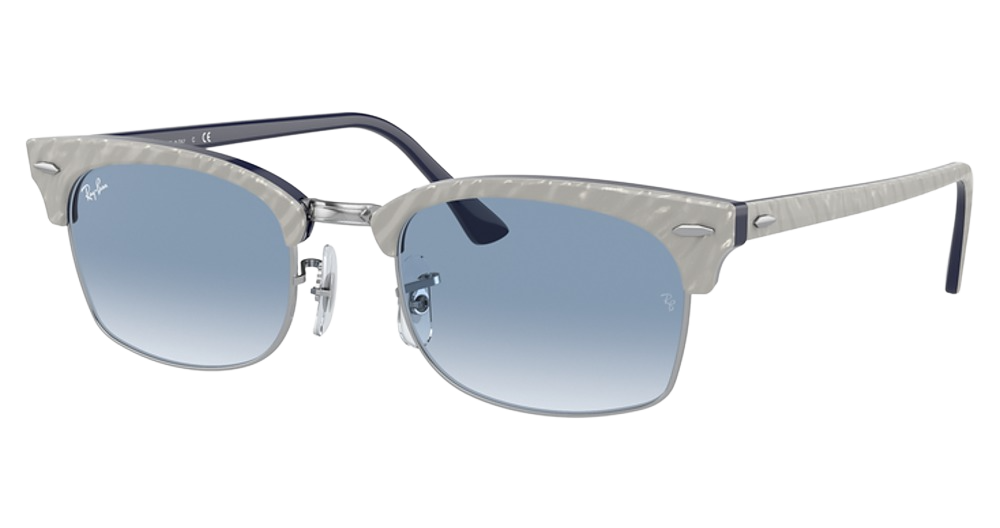LIGHT GREY WRINKLED ON B / CLEAR GRADIENT BLUE