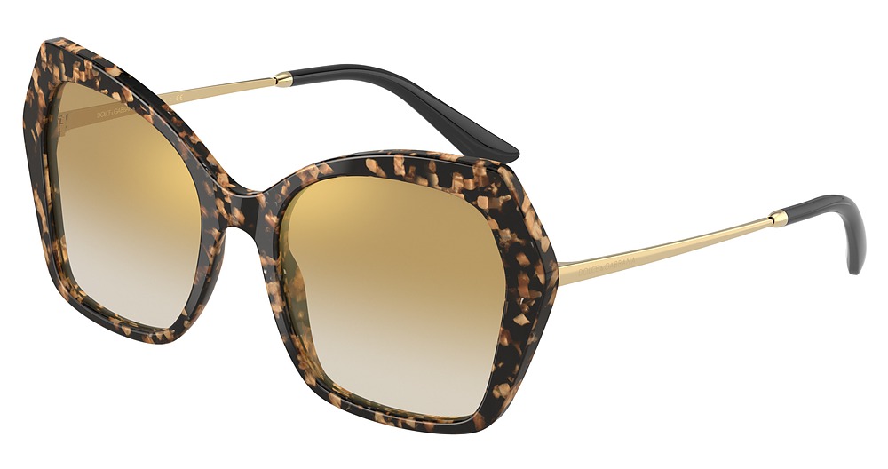 CUBE BLACK/GOLD / LIGHT BROWN MIRROR GOLD