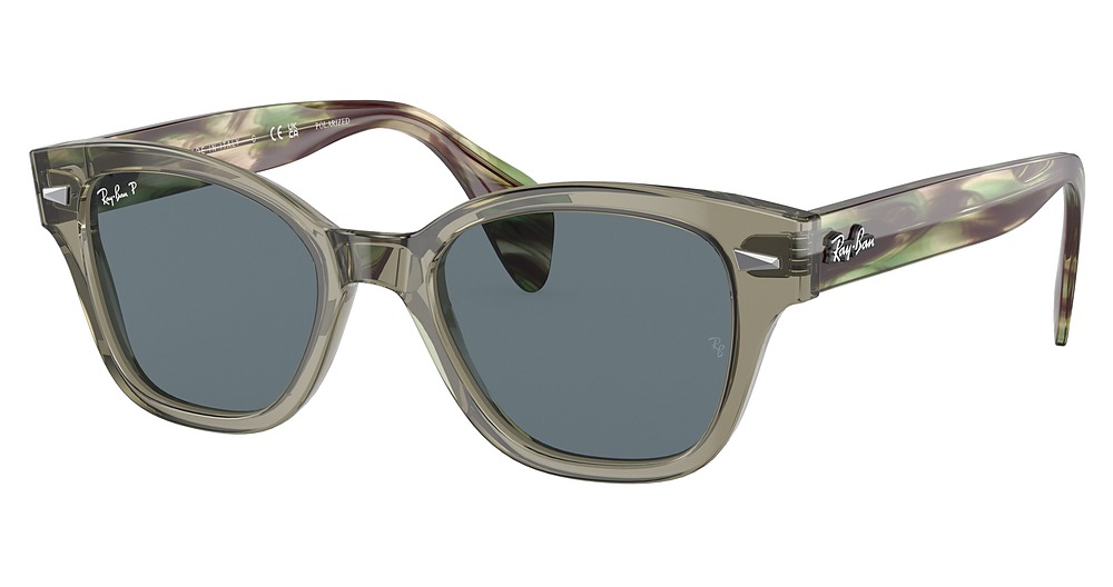 TRANSPARENT GREEN / DARK BLUE POLAR