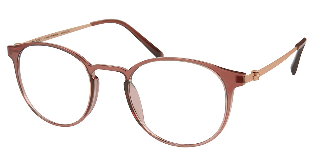 Modo 7002 round eyeglasses in Nude