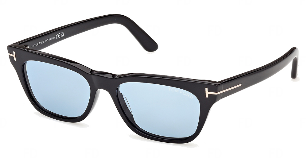 shiny black / blue