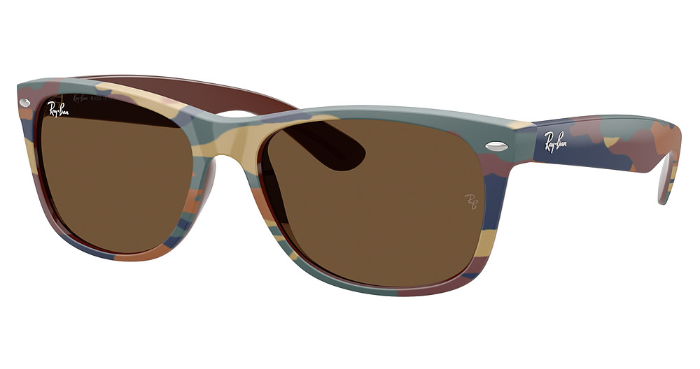BROWN WITH BLUE CAMU / DARK BROWN