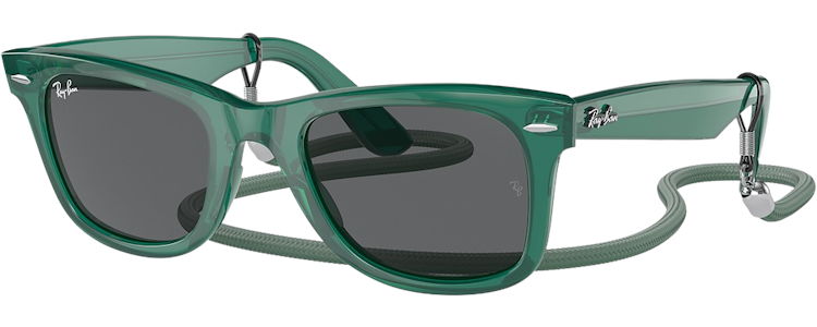 TRANSPARENT GREEN / DARK GREY