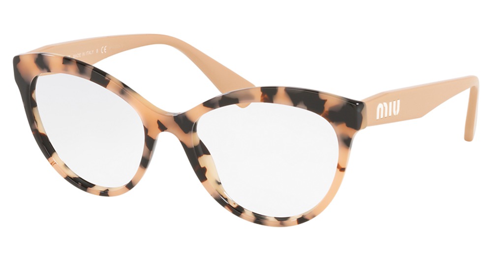 Miu Miu MU 04RV cateye eyeglasses in Havana Pink