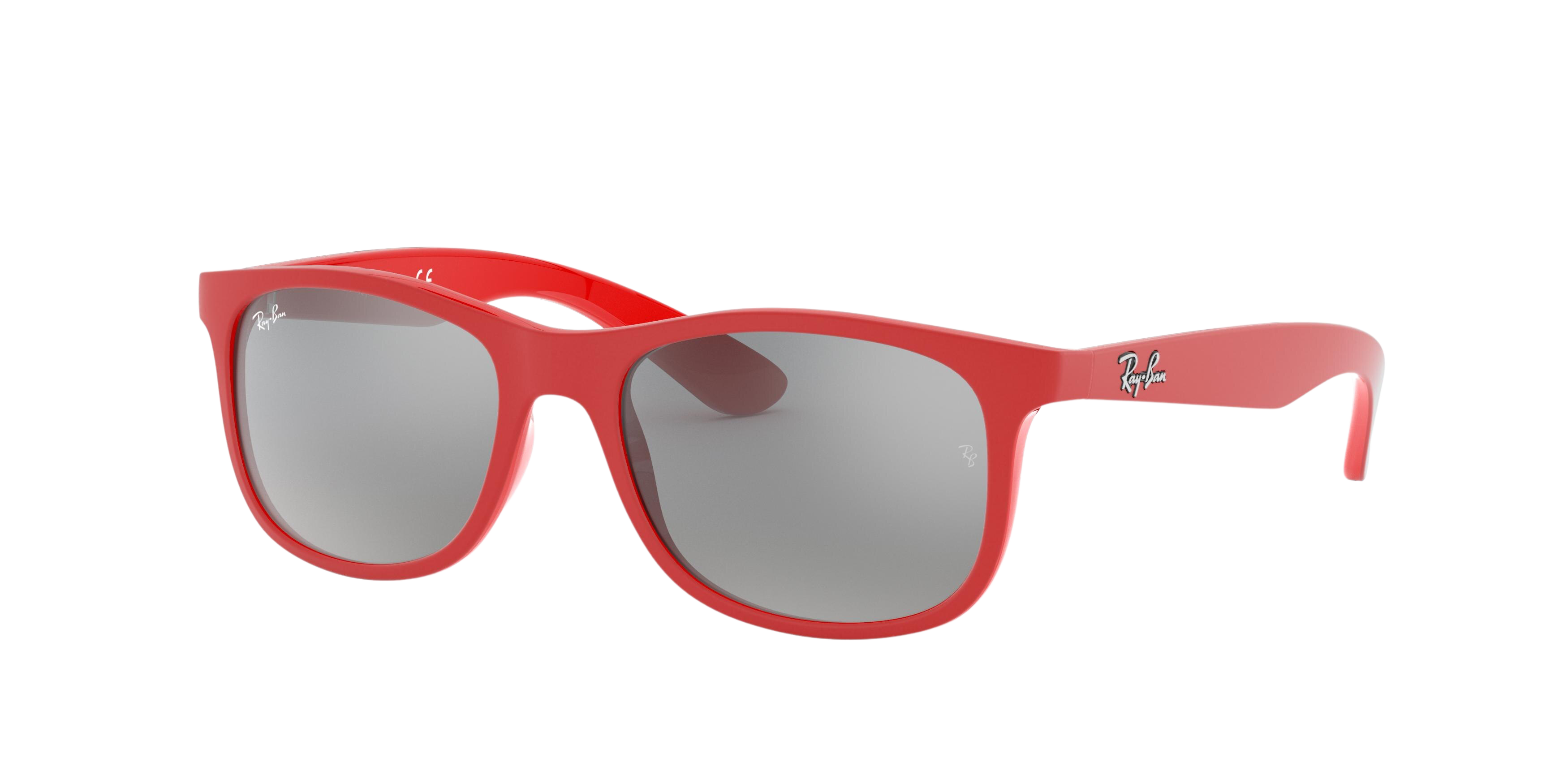 Ray-Ban RJ9062S square sunglasses in Matte Red
