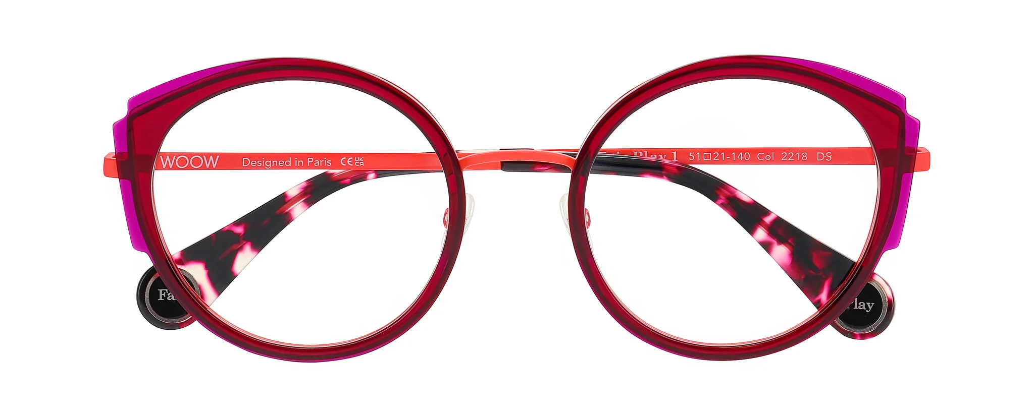 BICOLOR RED AND PINK