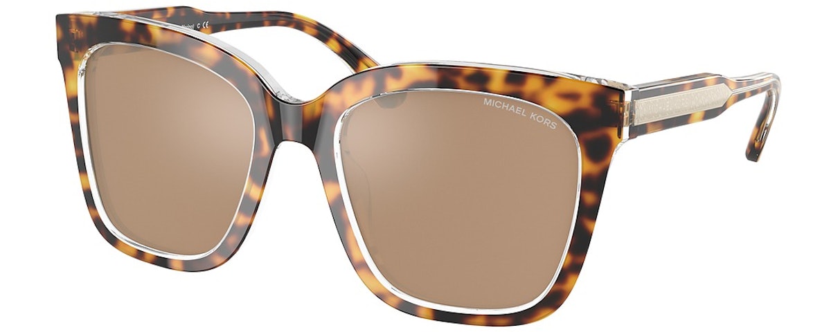 DARK TORTOISE/CLEAR / GOLD MIRROR