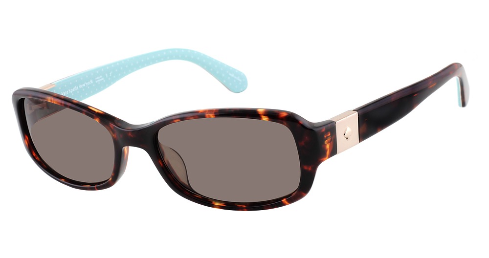 Kate Spade PAXTON2/S rectangle sunglasses in Havana Green/Bronze Pz