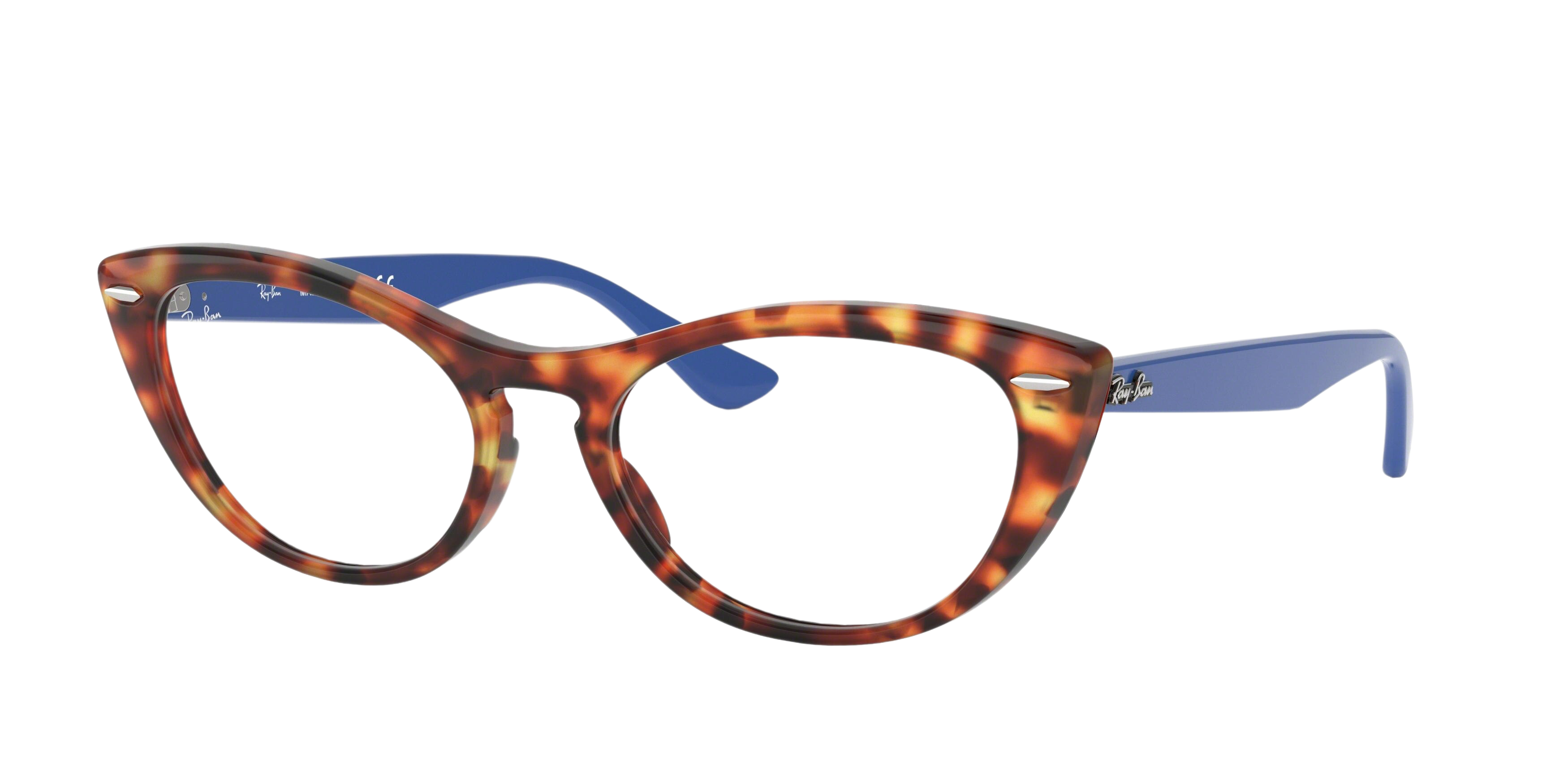 Ray-Ban RX4314V cateye eyeglasses in Red Havana