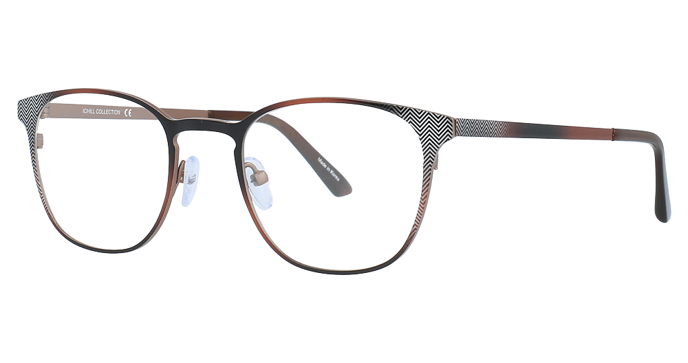 Shiny Brown Marbled & Silver & Light Brown